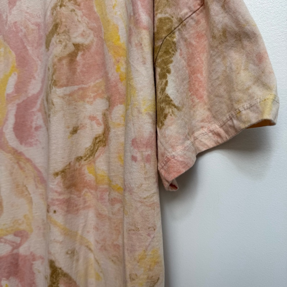 Electric & Rose Anthropologie Billy Gravity Tie Dye T-Shirt Dress Large - Picture 9 of 13